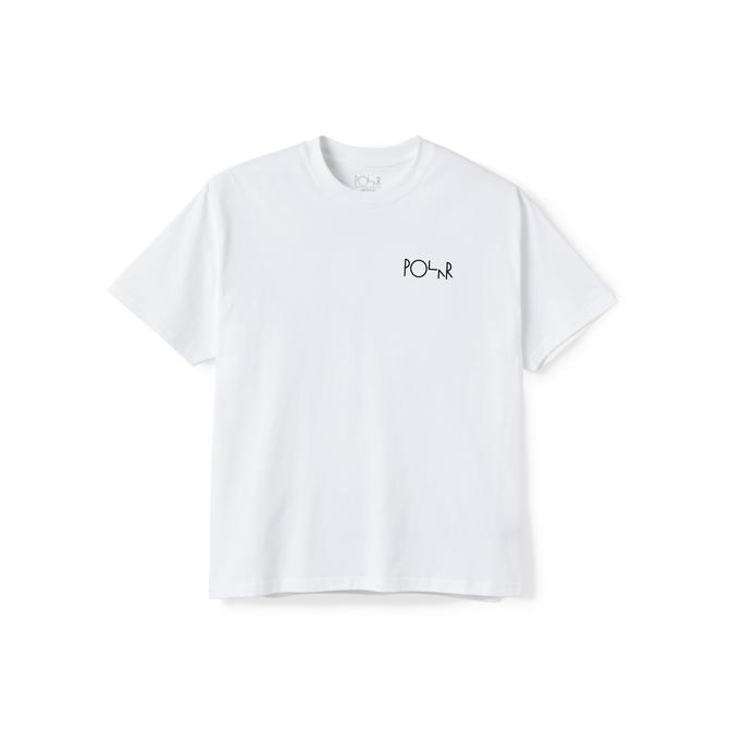 Polar Skate Stroke Logo T-Shirt - White