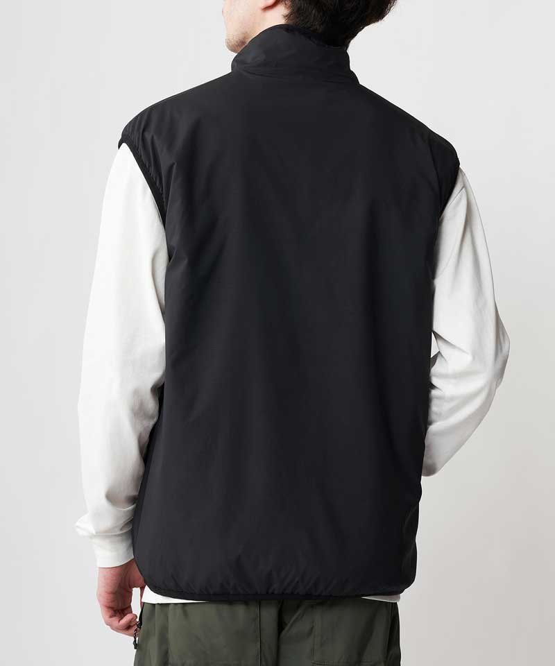 Gramicci Rev Fleece Vest - Black / White