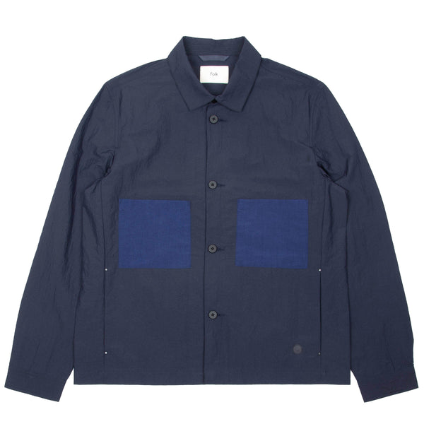 Buy the Folk Stack Jacket - Navy | Jingo Clothing
