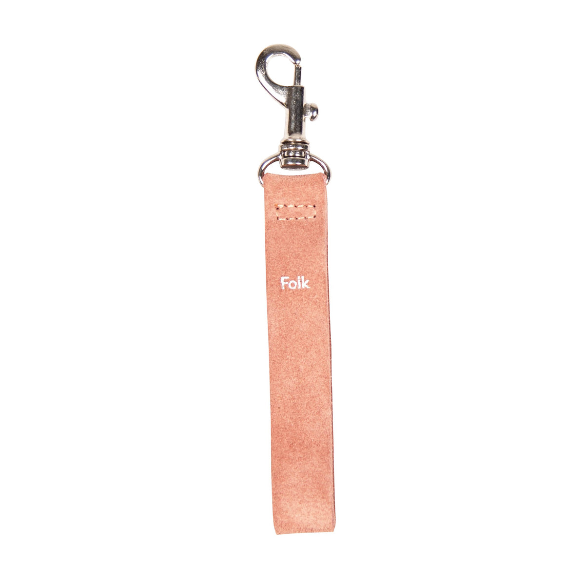 Folk Loop Keyring - Quartz Pink