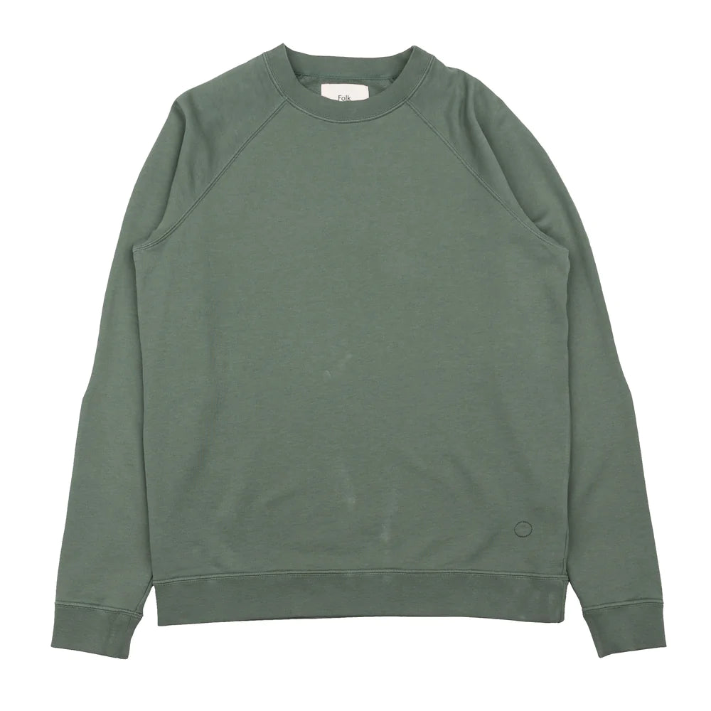 Folk Rivet Sweat - Dark Olive