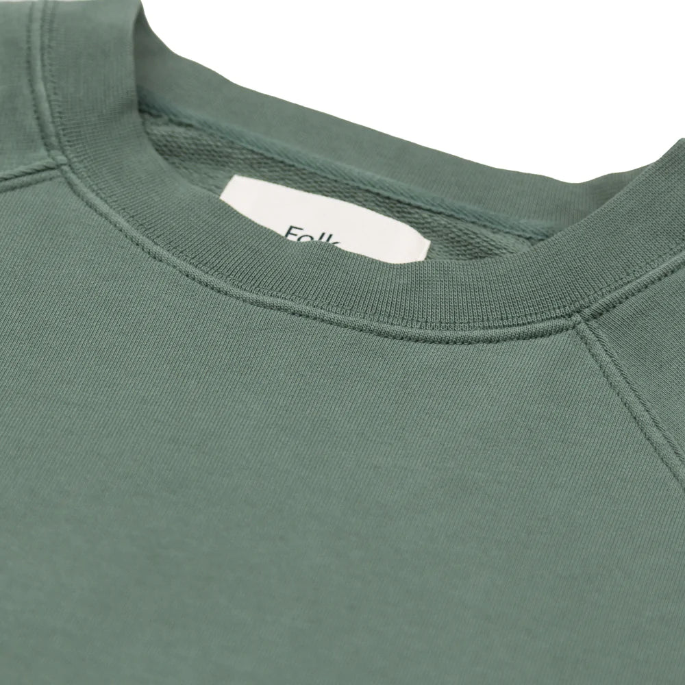 Folk Rivet Sweat - Dark Olive