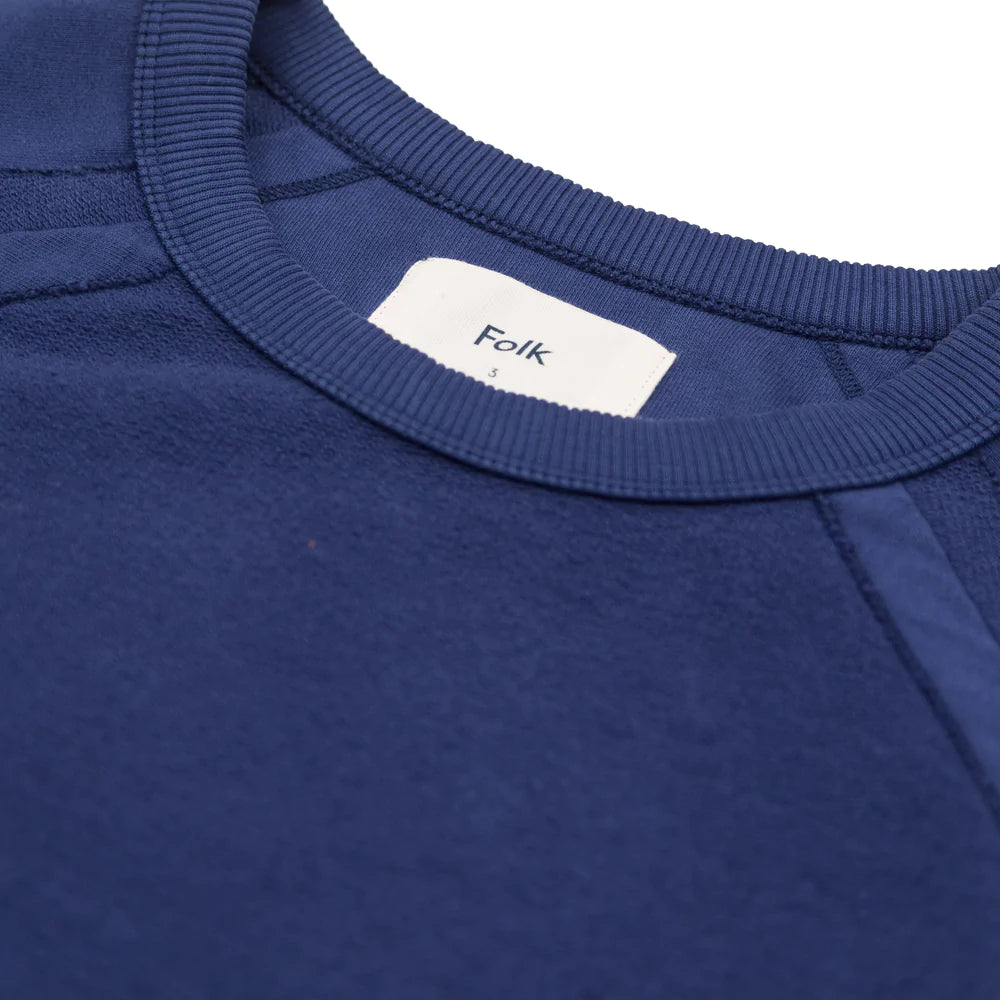 Folk Rework Rivet Sweat - Washed Ink