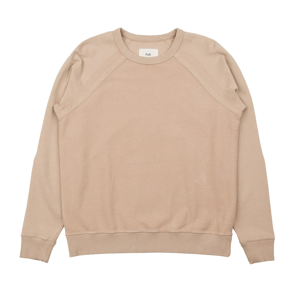 Folk Rework Rivet Sweat - Sand