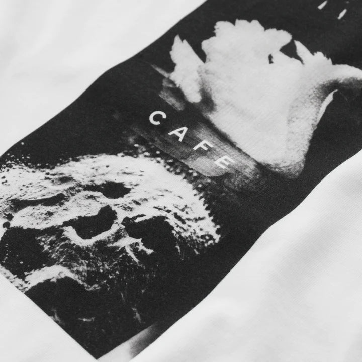 Skateboard Cafe Swan T-Shirt - White