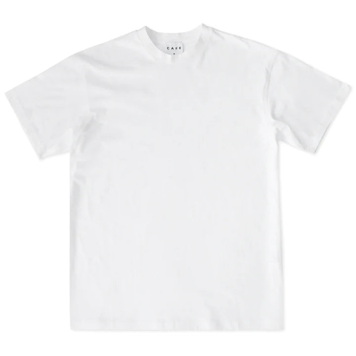 Skateboard Cafe Swan T-Shirt - White