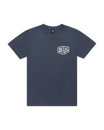 Deus Ex Machina Biarritz Address T-Shirt - Navy