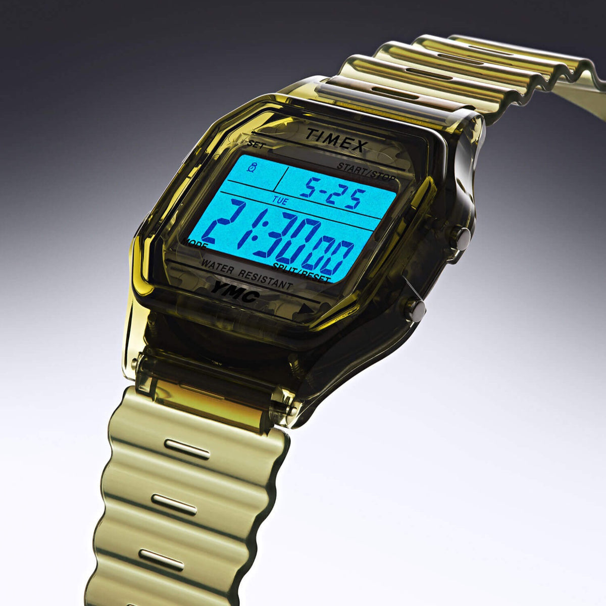 TIMEX X YMC 25TH ANNIVERSARY DIGITAL WATCH - OLIVE