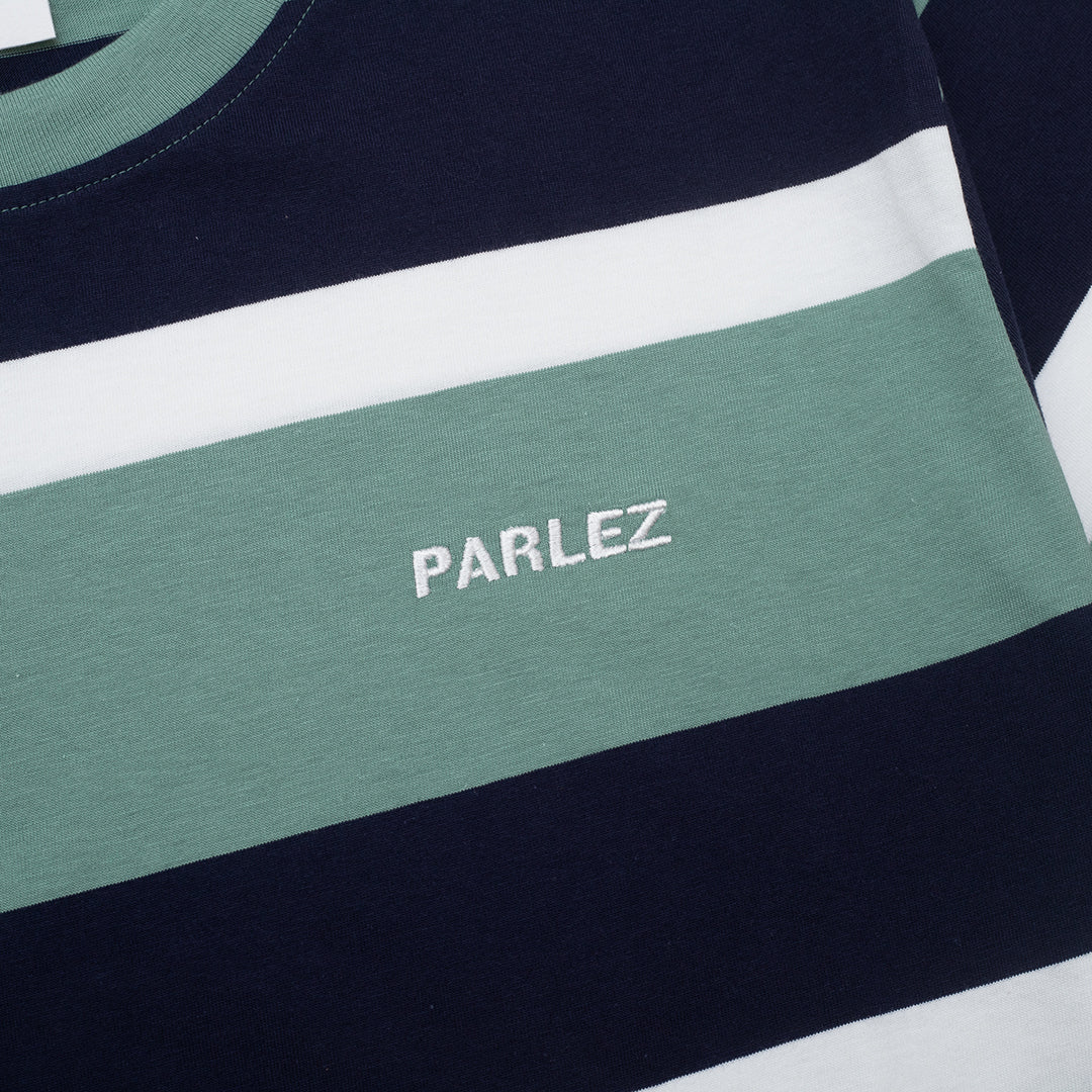 Parlez Topanga Stripe T-Shirt - Dusty Aqua