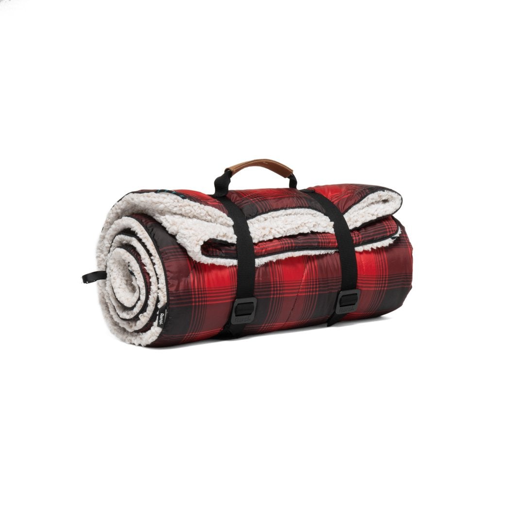 Rumpl Printed Sherpa Puffy - Ombre Plaid