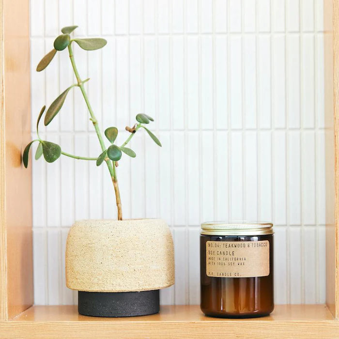 PF Candle Standard Jar Candle - Teakwood &amp; Tobacco