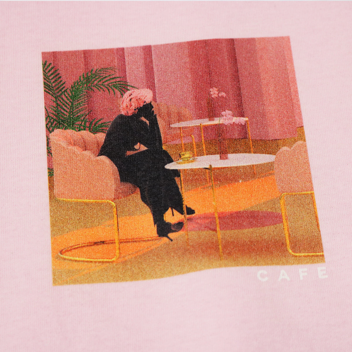 Skateboard Café Unexpected Beauty LS T-Shirt - Pink