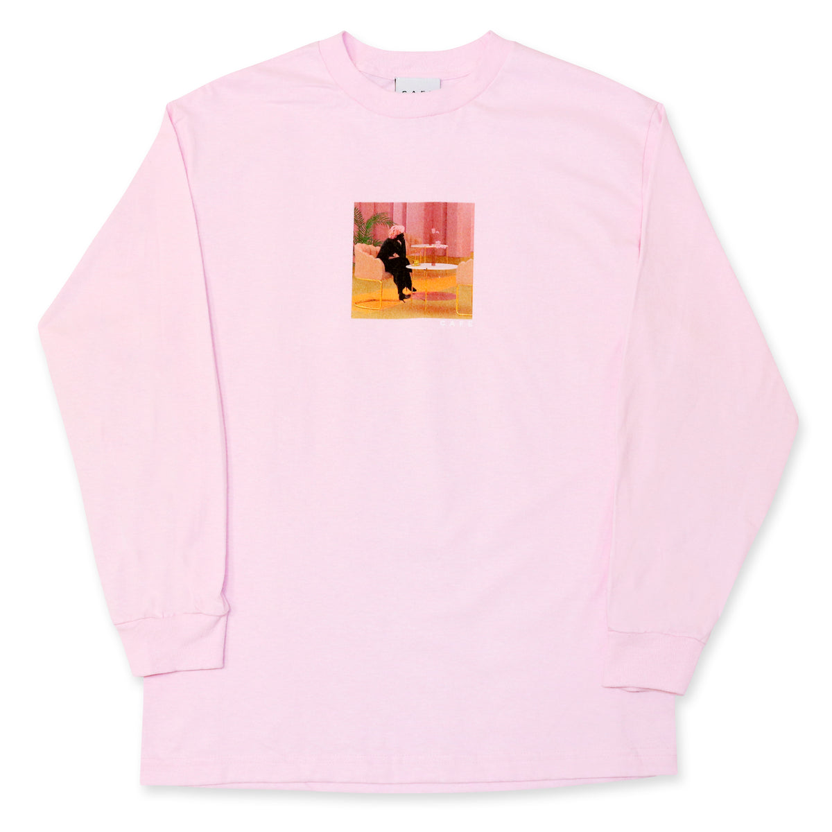 Skateboard Café Unexpected Beauty LS T-Shirt - Pink