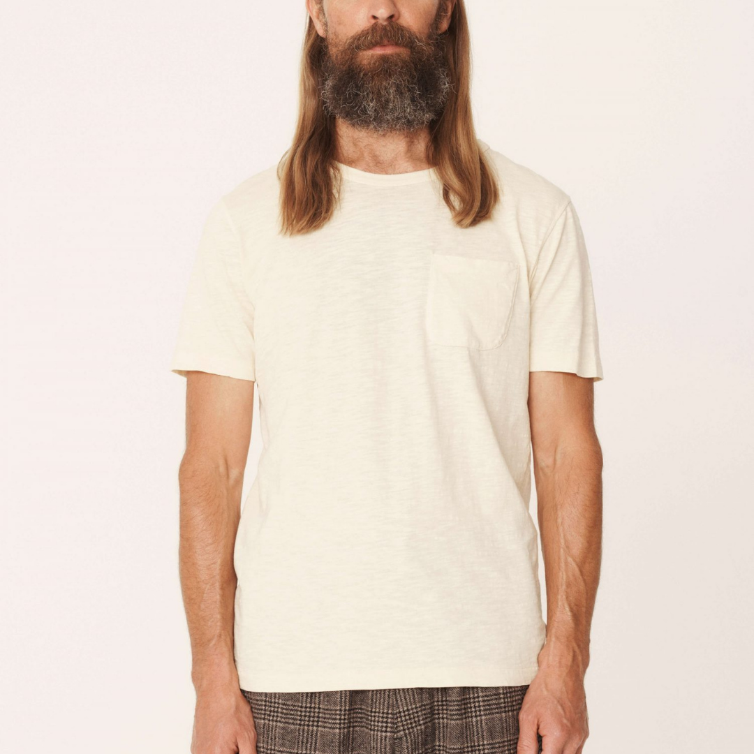 YMC Wild Ones Pocket T-Shirt Cream