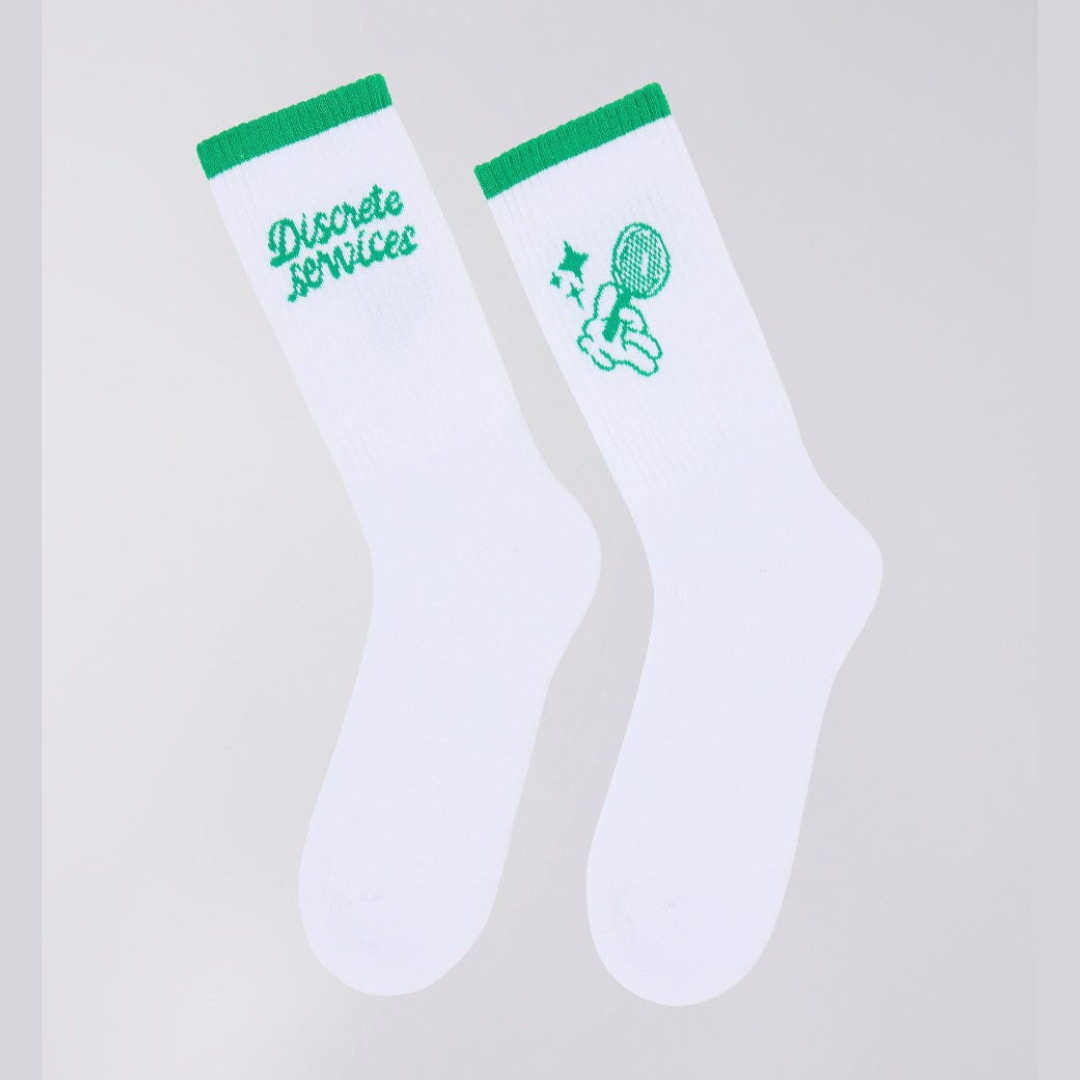 Edwin Discrete Services Socks - White / Green