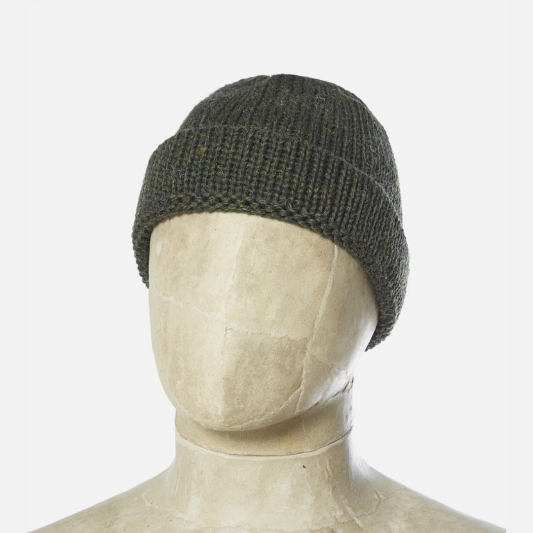 Universal Works Short Watch Cap - Forest Green