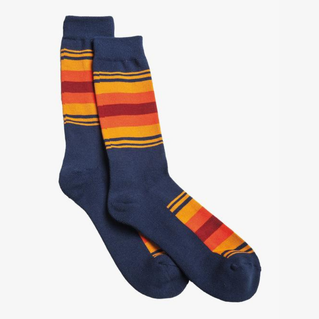 Pendleton Grand Canyon Stripe Sock - Navy