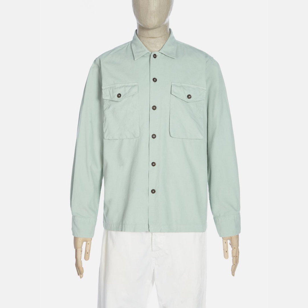 Universal Works Treck Shirt - Cool Green