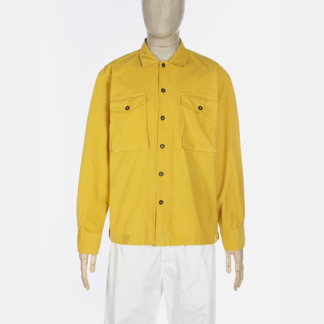 Universal Works Treck Shirt - Mustard Cord