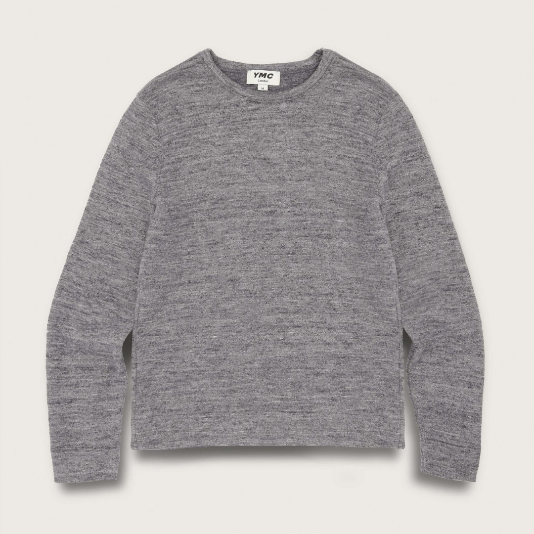 YMC X Cotton Marl Sweatshirt Grey Marl