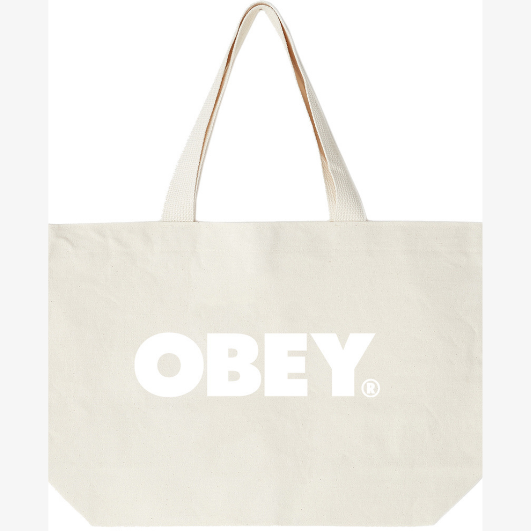 Obey Bold Tote Bag - Natural