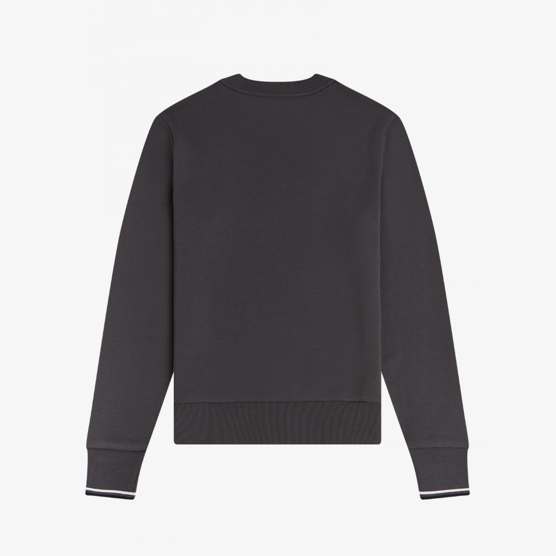 Fred Perry Crew Neck Sweat - Gunmetal