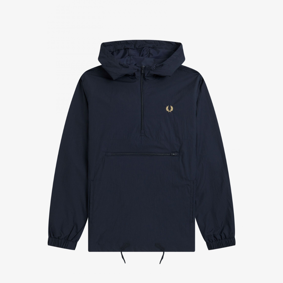 Fred Perry Half Zip Hooded Cagoule - Navy