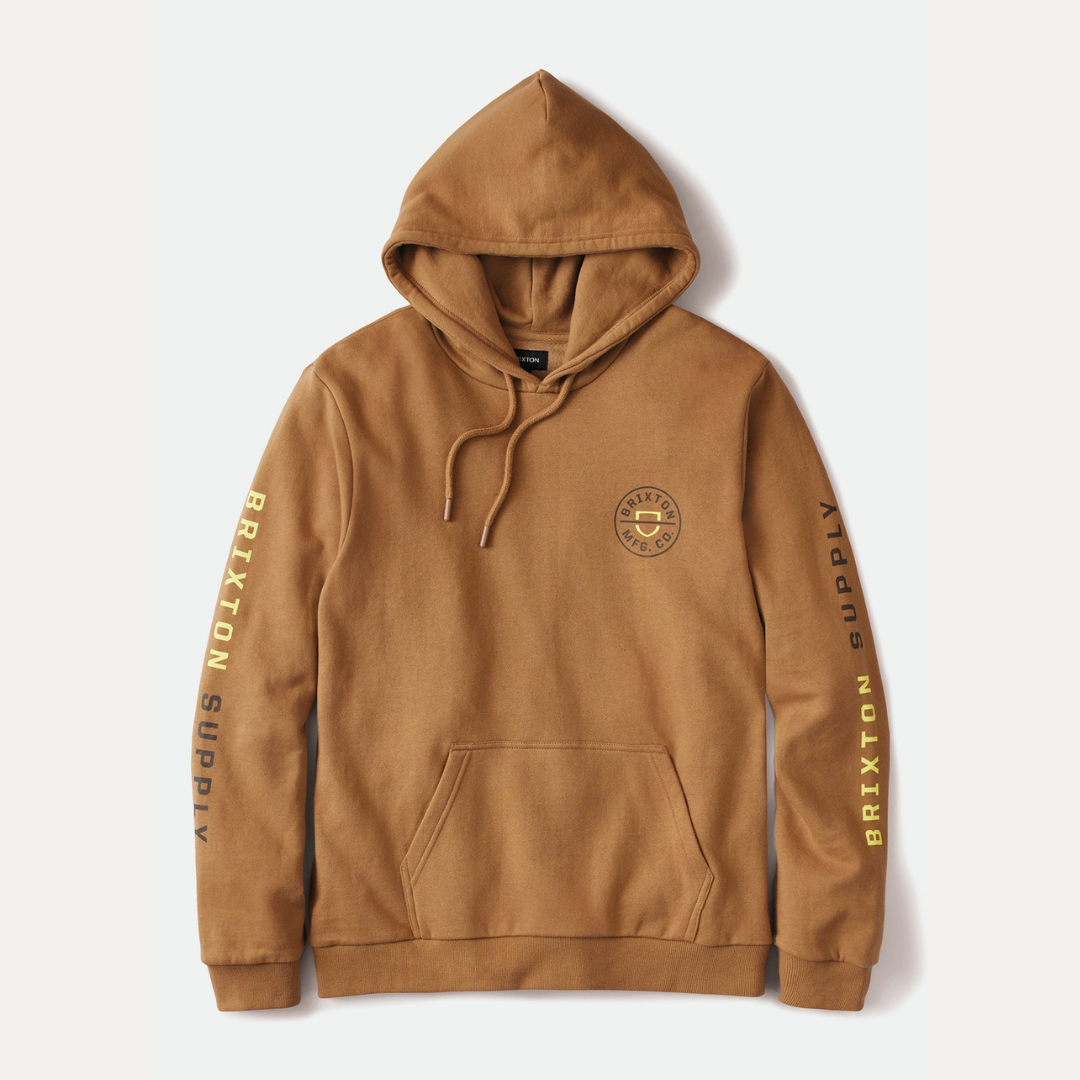 Brixton Crest Hood - Mojave / Deep Brown