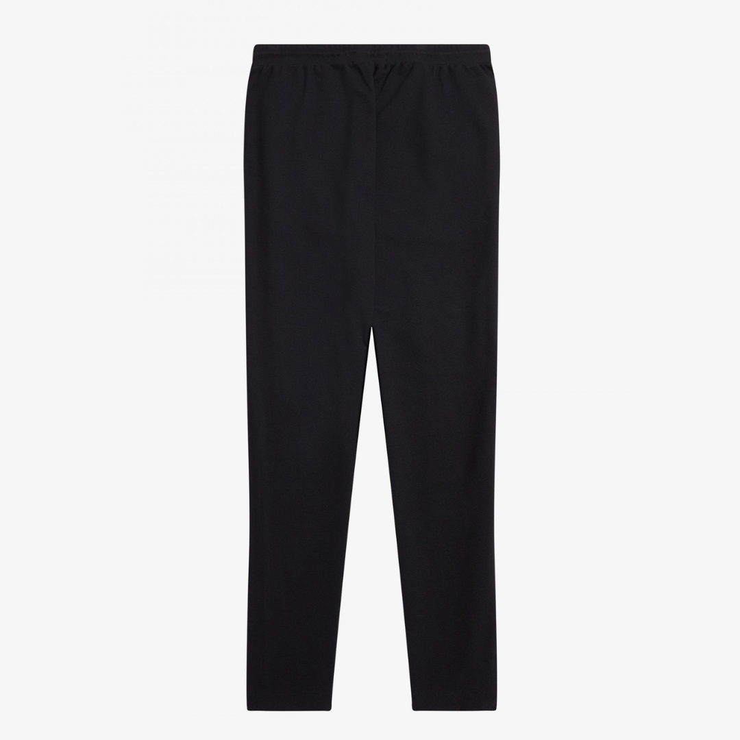 Fred Perry Knitted Taped Track Pant - Black