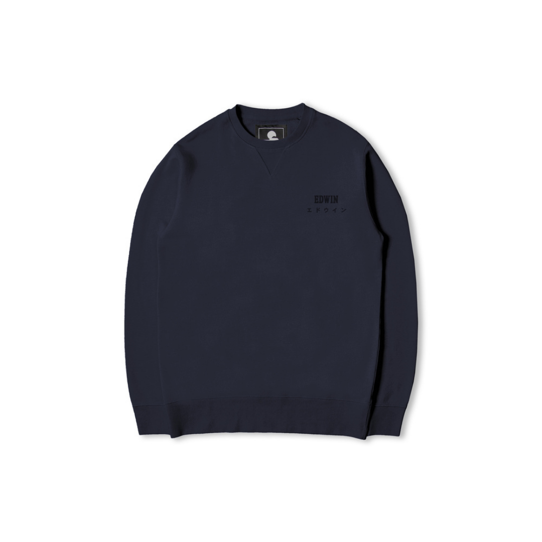 Edwin Base Crew - Navy Blazer