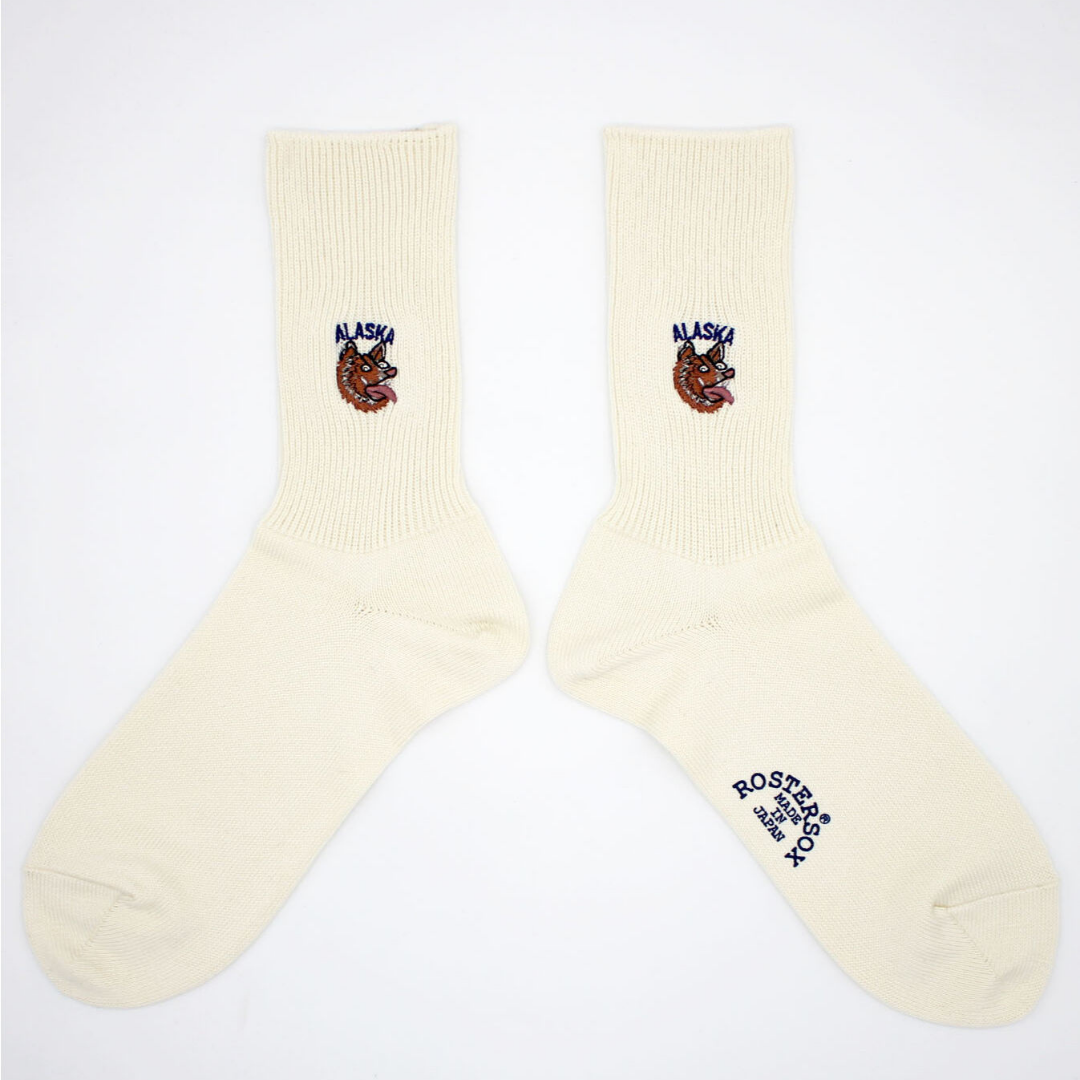 Rostersox Alaska Sock - White