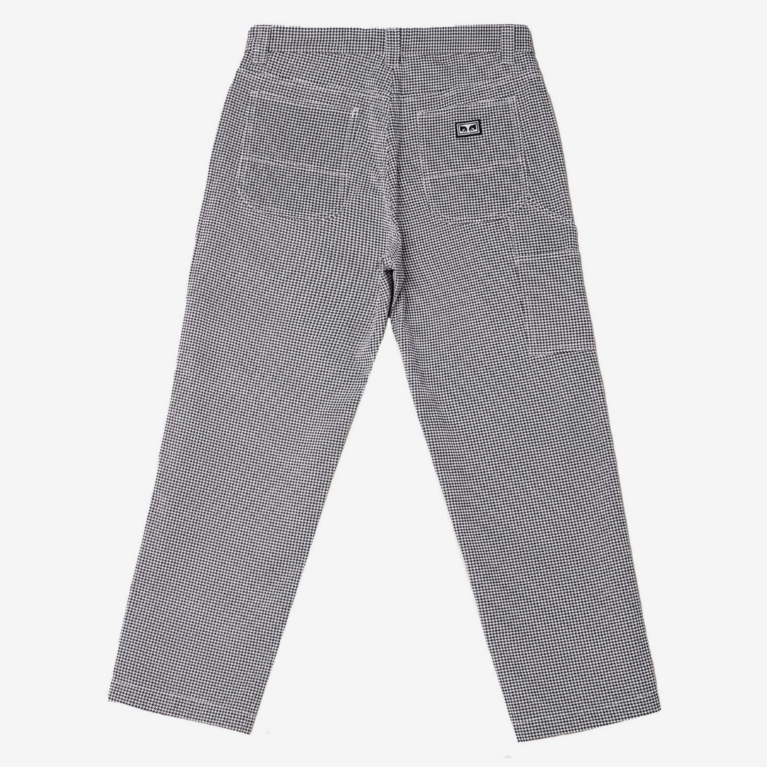 Obey Hardwork Carpenter Pant - Houndstooth