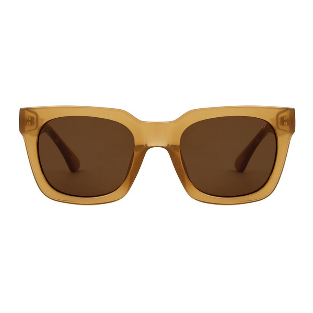 A Kjaerbede Nancy Sunglasses - Light Brown Transparent