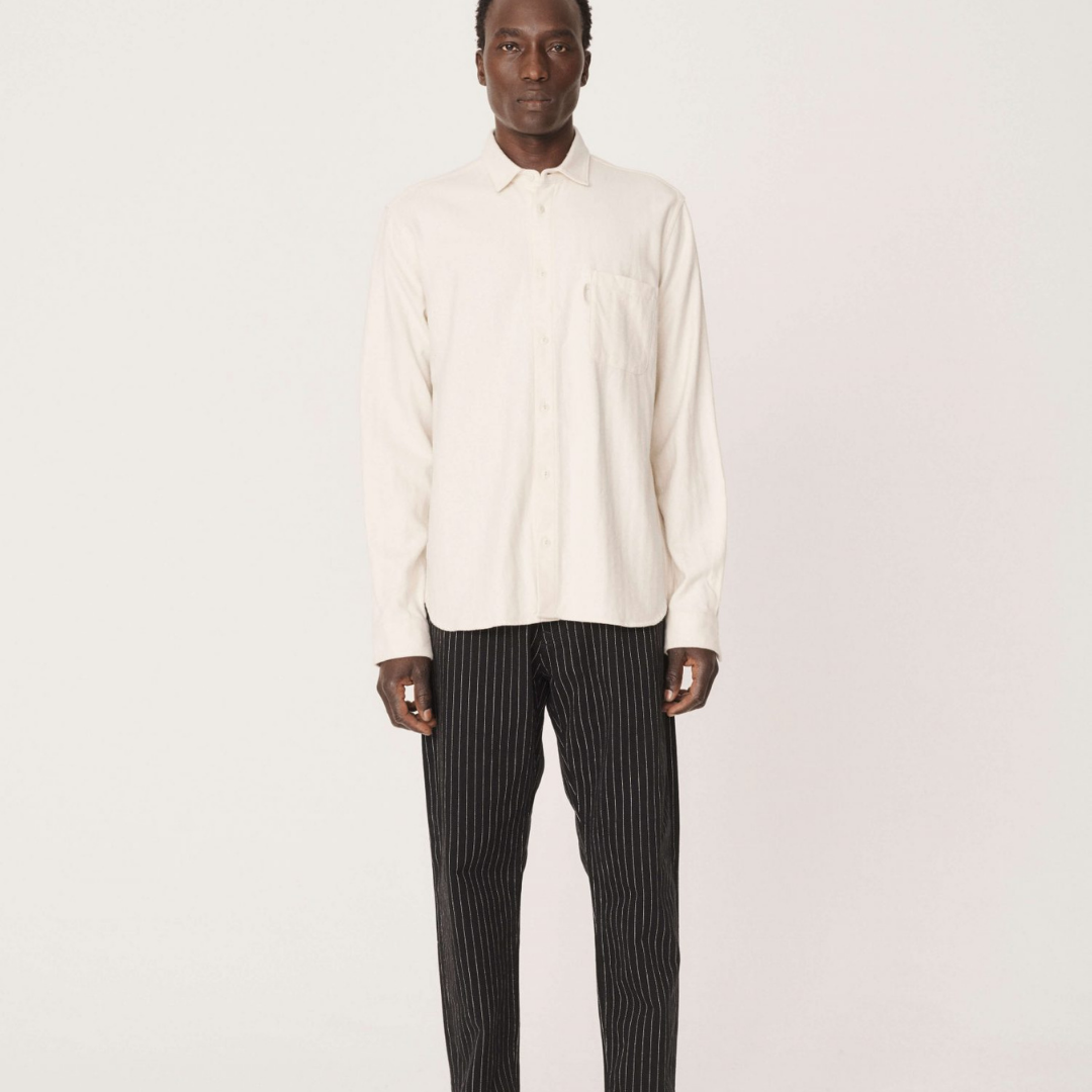 YMC Curtis Organic Shirt Ecru
