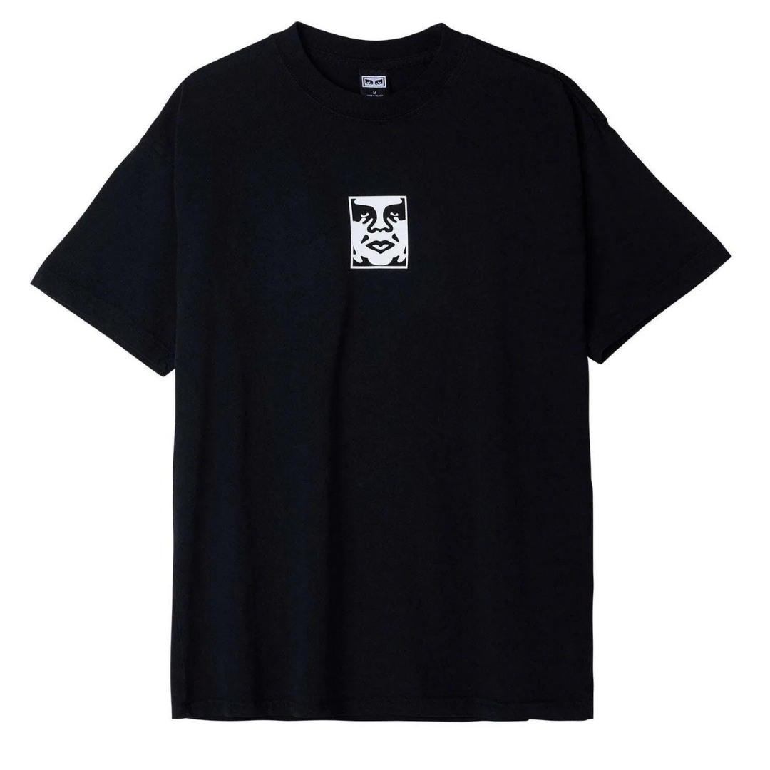 Obey Icon Heavyweight T-Shirt -  Off Black