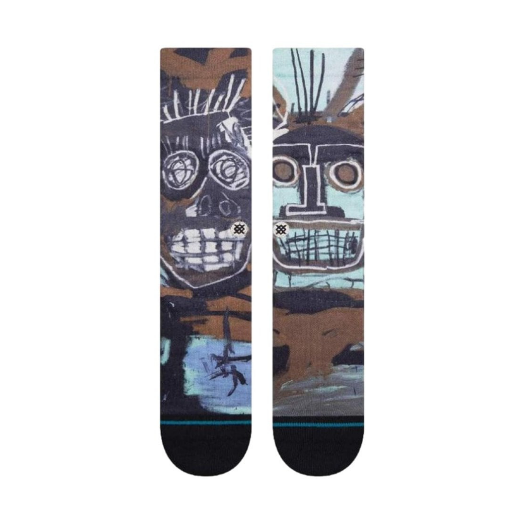 Stance 2 Heads on Gold Sock - Black
