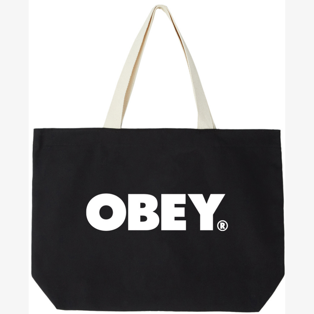 Obey Bold Tote Bag - Black