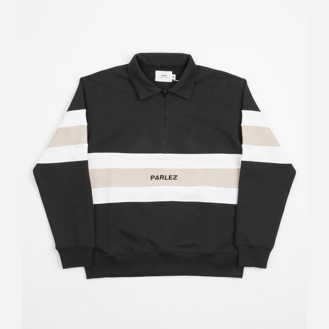 Parlez Tether 1/4 Zip - Black