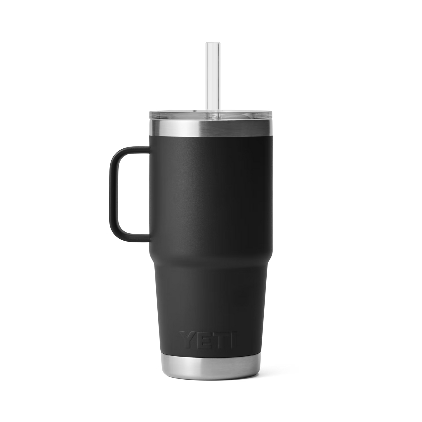 Buy the Yeti Rambler 25oz Straw Mug Black Jingo Clothing