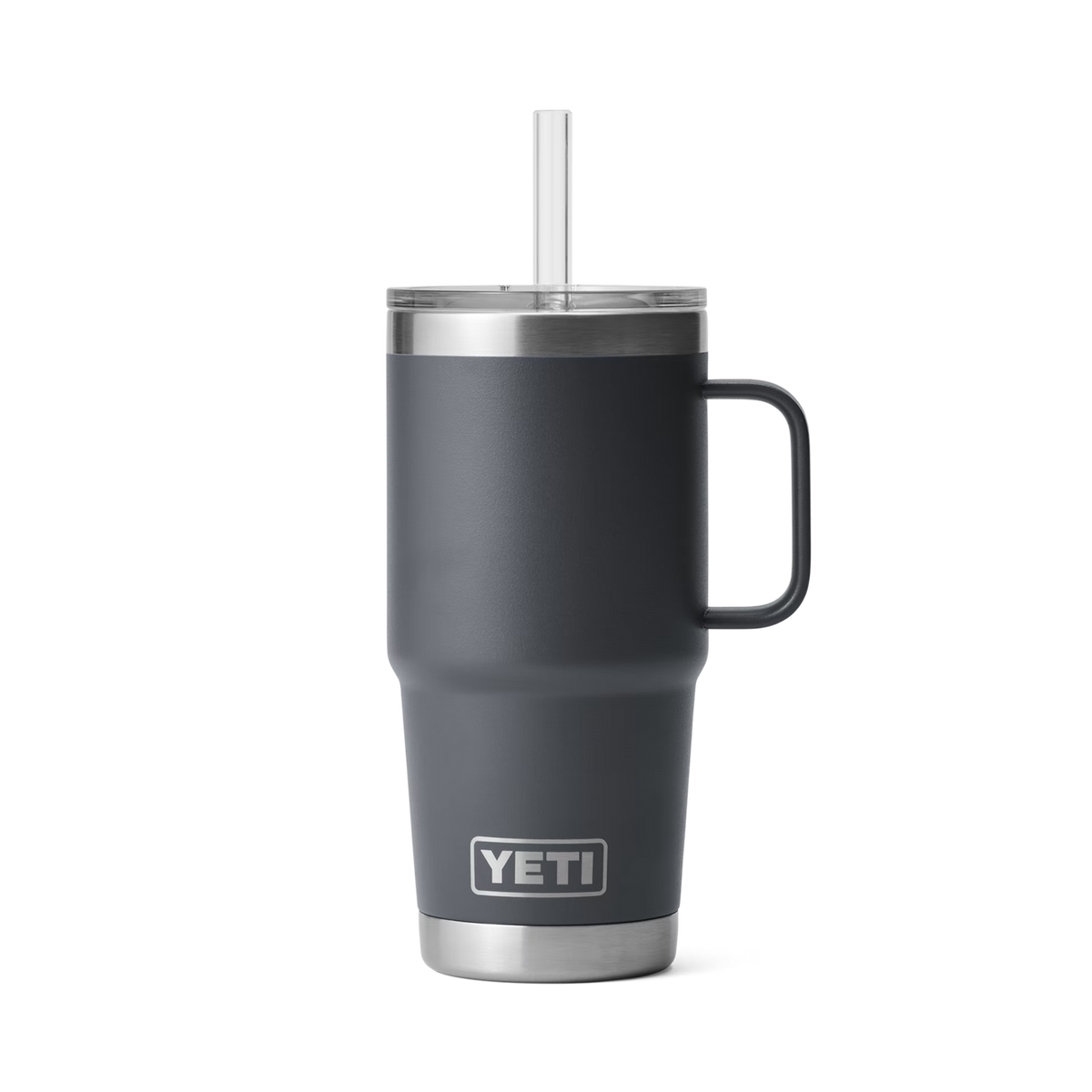 Yeti Rambler 25oz Straw Mug - Charcoal