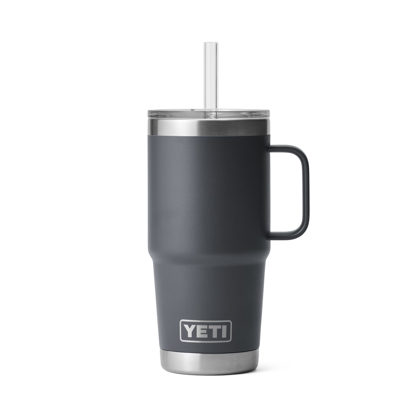 Yeti Rambler 25oz Straw Mug - Charcoal
