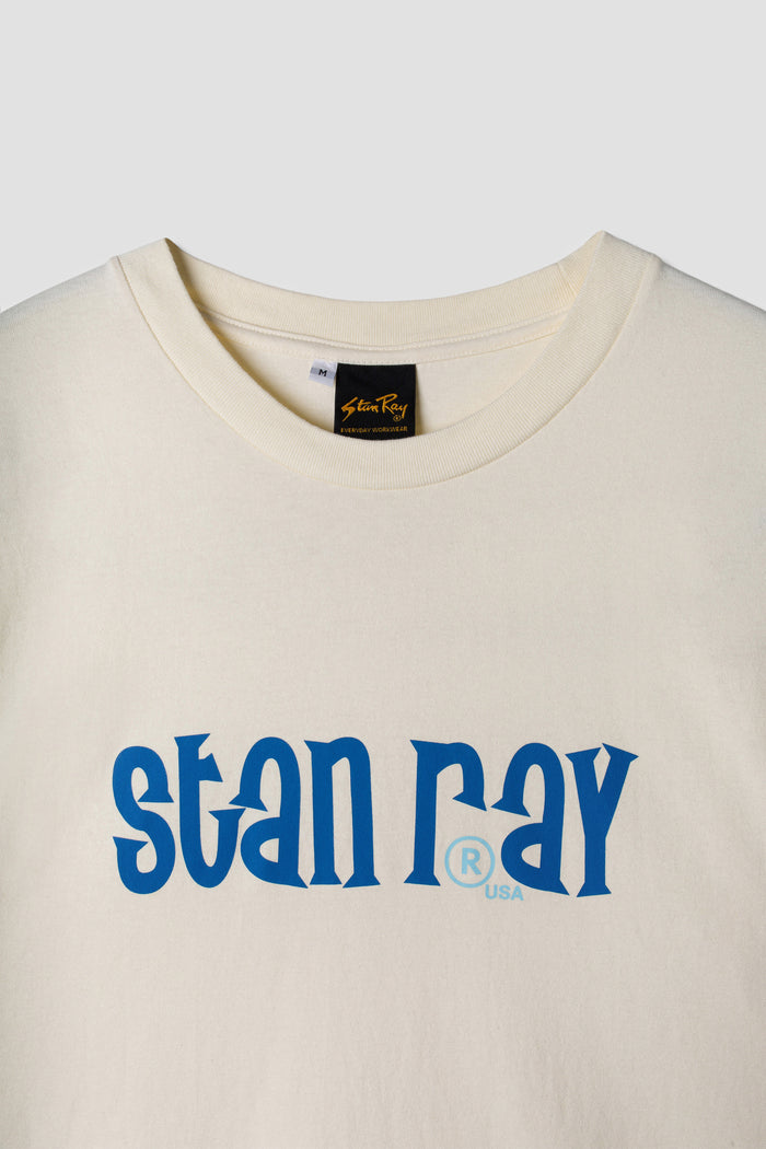 Stan Ray Wind-An-Script T-Shirt - Natural