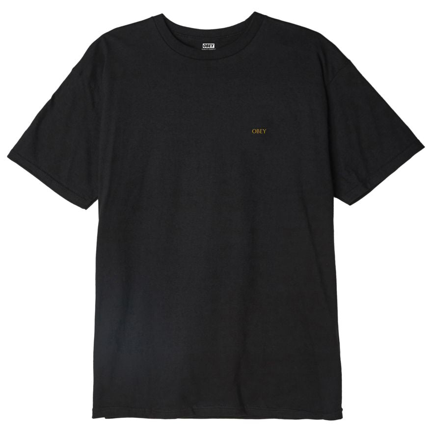 Obey Radiant Lotus T-Shirt - Black
