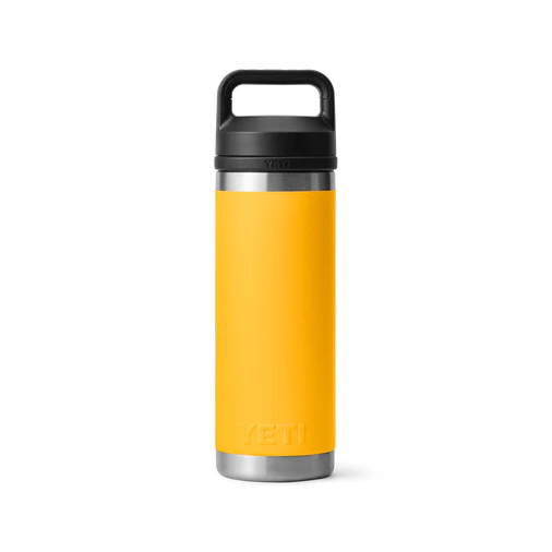 Buy the Yeti Rambler 18oz Bottle - Alpine Yellow | Jingo Clothing