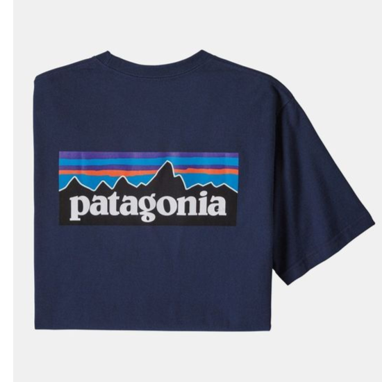 Patagonia P-6 Logo Responsibili T-Shirt - Classic Navy