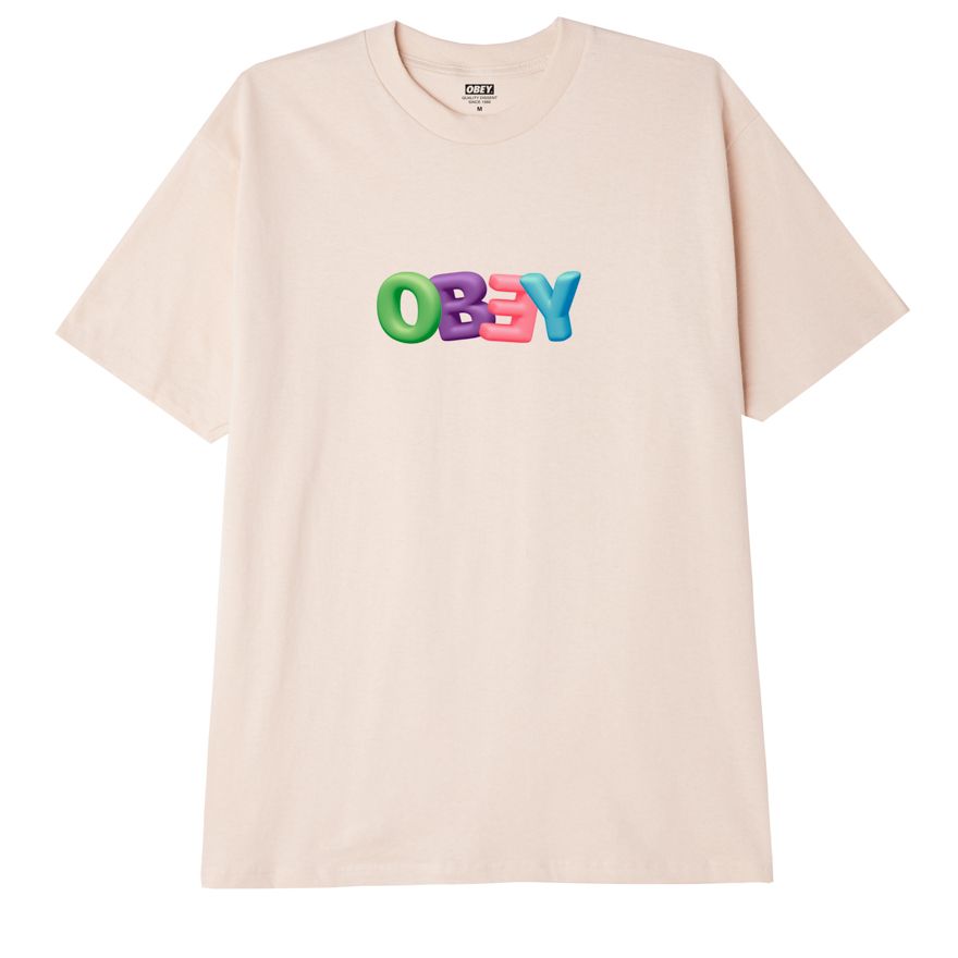 Obey Bubble T-Shirt - Cream