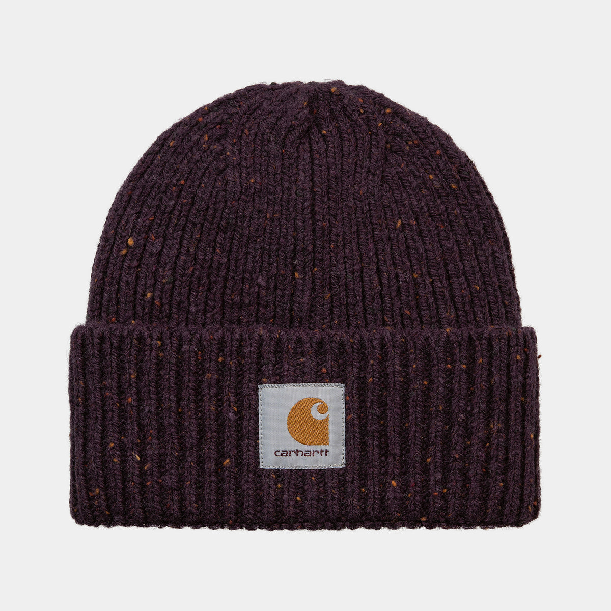 Carhartt WIP Anglistic Beanie - Speckled Dark Plum