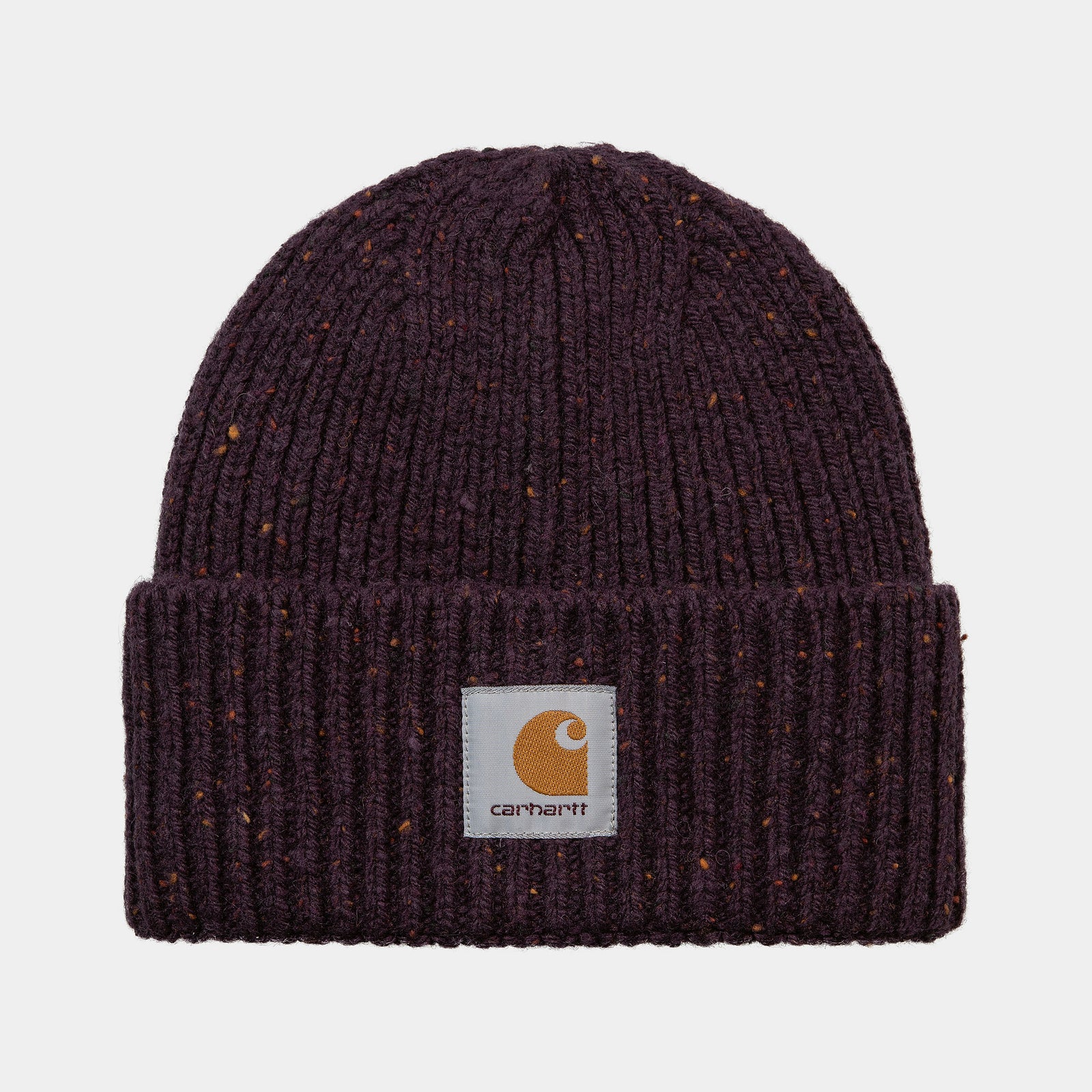 Carhartt WIP Anglistic Beanie - Speckled Dark Plum