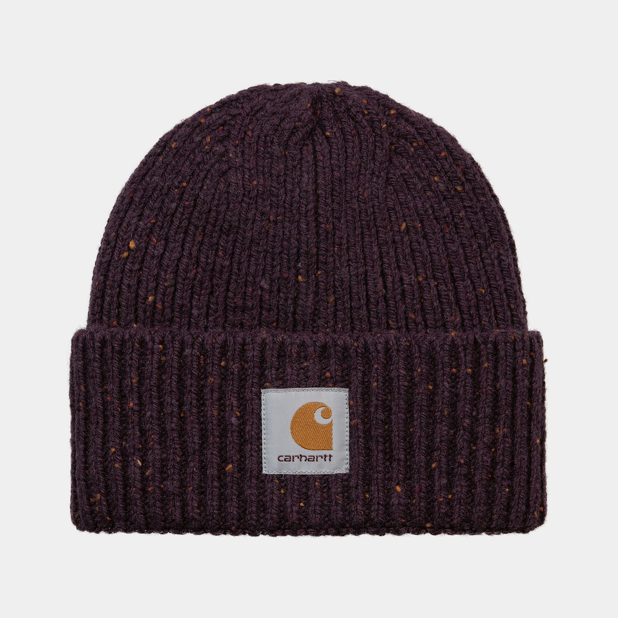 Carhartt WIP Anglistic Beanie - Speckled Dark Plum