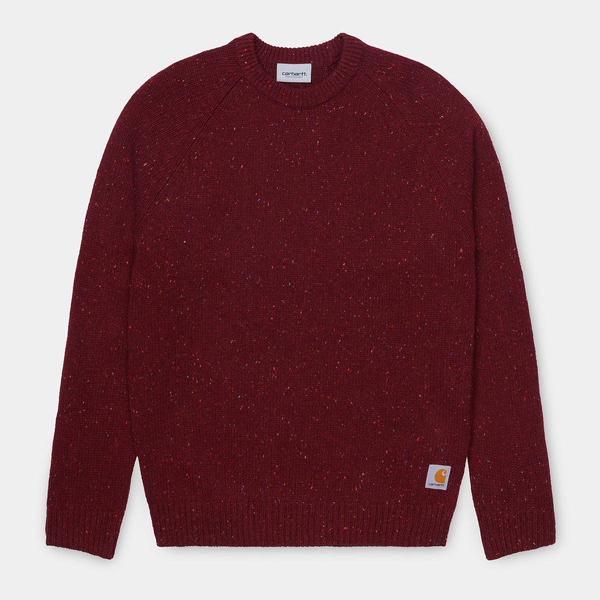 Carhartt WIP Anglistic Sweater Bordeaux